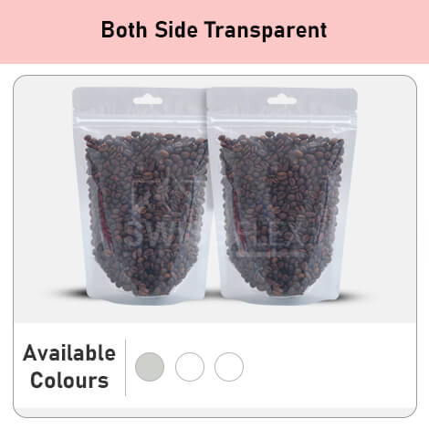 Both Side Transparent Stand Up Pouches