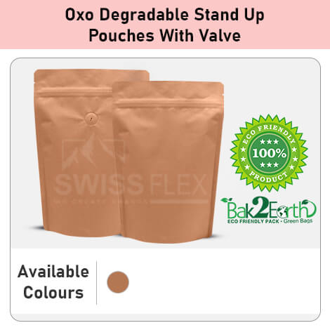 Eco-Friendly Pouches With Valve
