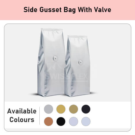 Side Gusset Bag With Valve Side Gusset Bag With Valve